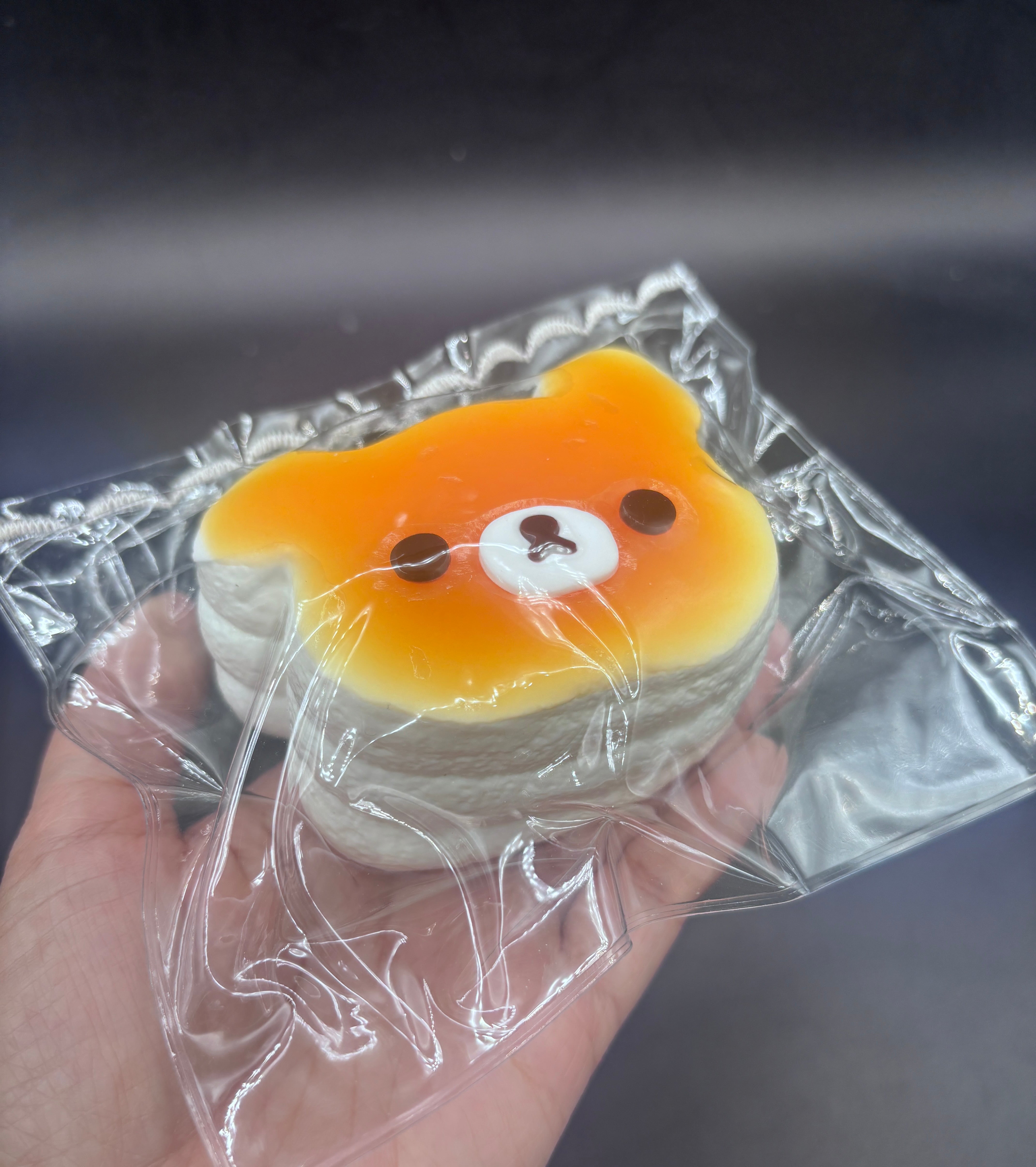 Water textured super soft pancake Rilakkuma taba squishy