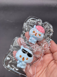 Mini keychain water drop taba  squishy (choose)