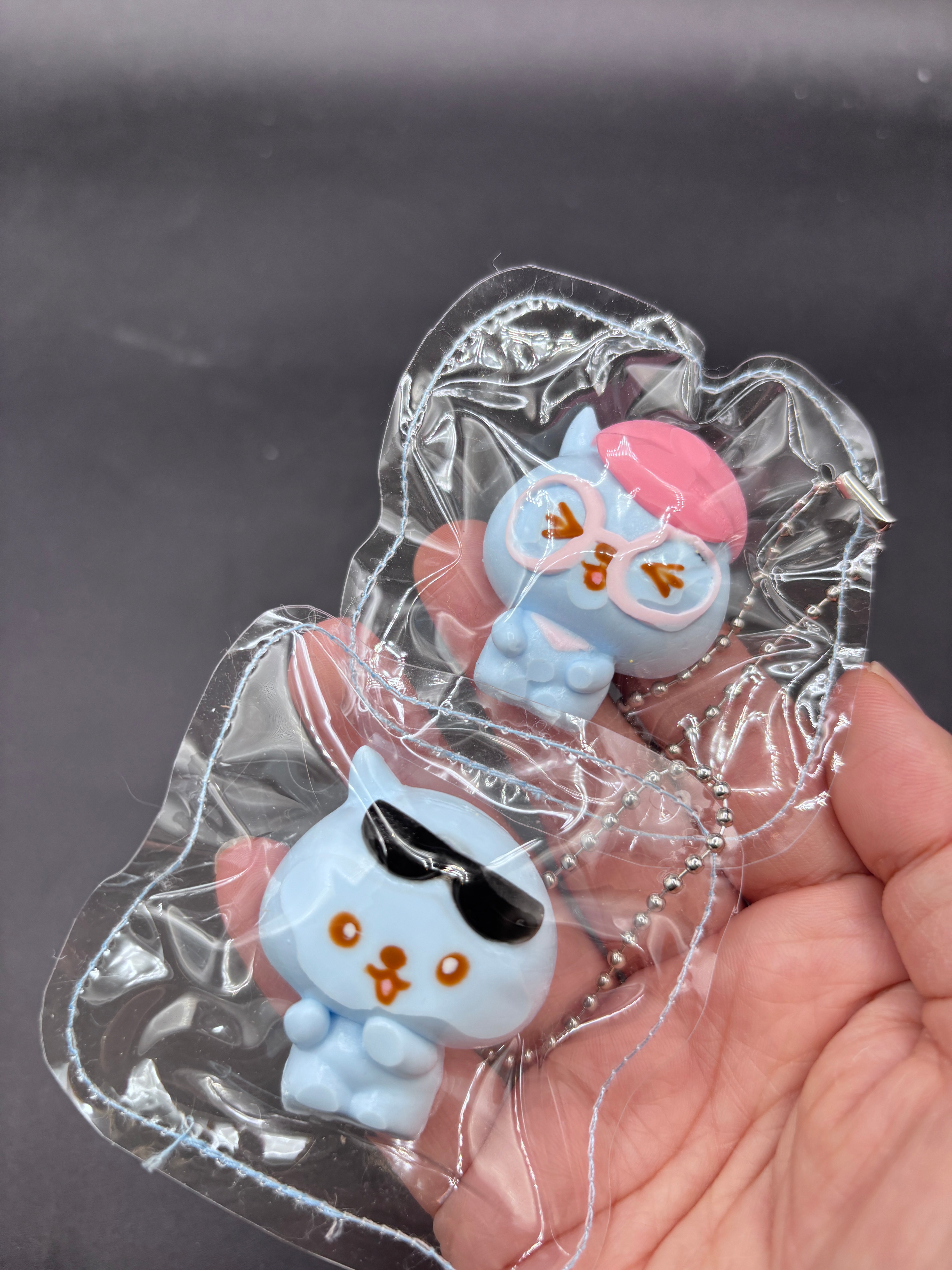 Mini keychain water drop taba  squishy (choose)