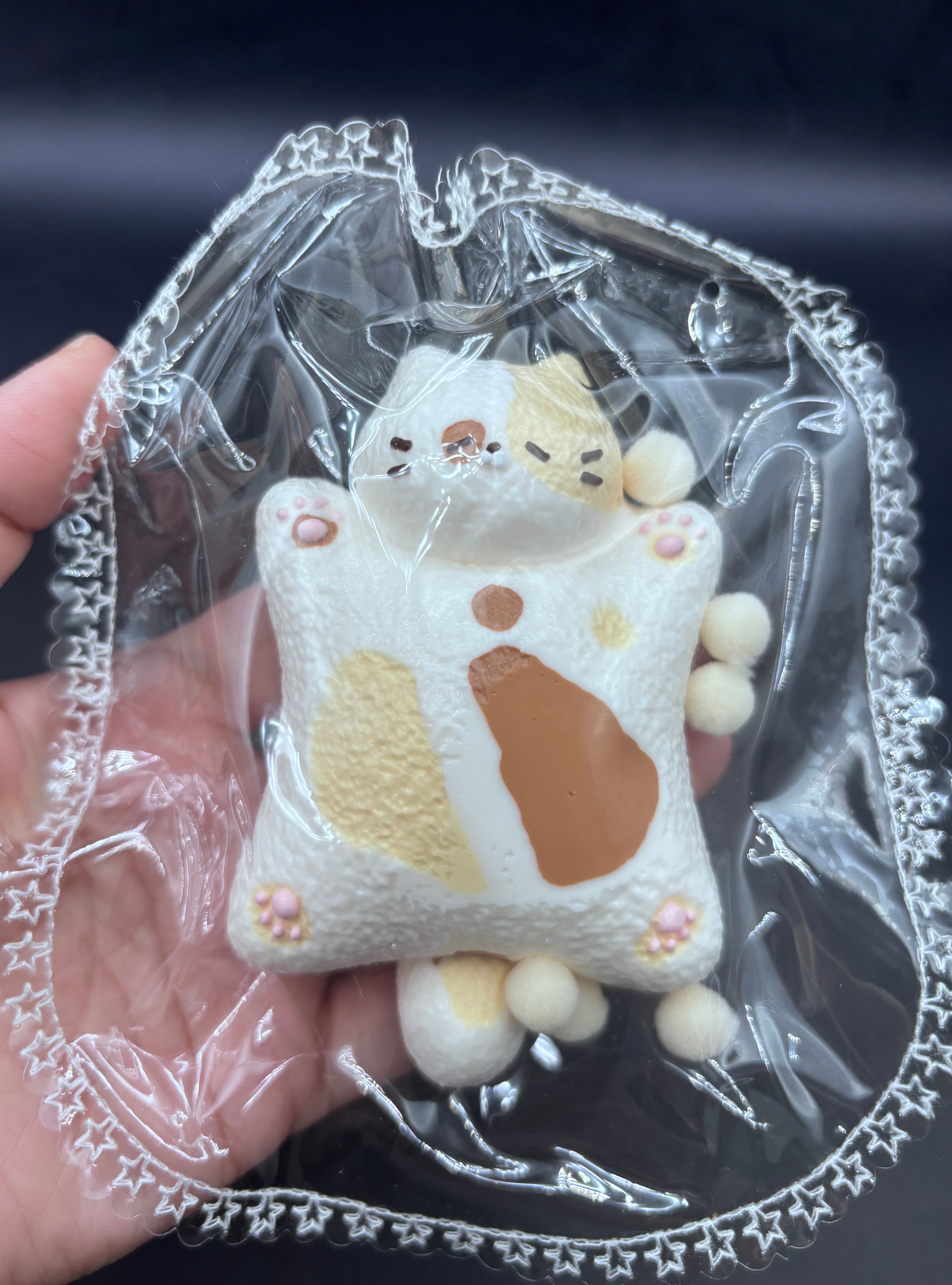 Frozen butter new laying down kitty cute