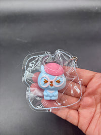 Mini keychain water drop taba  squishy (choose)