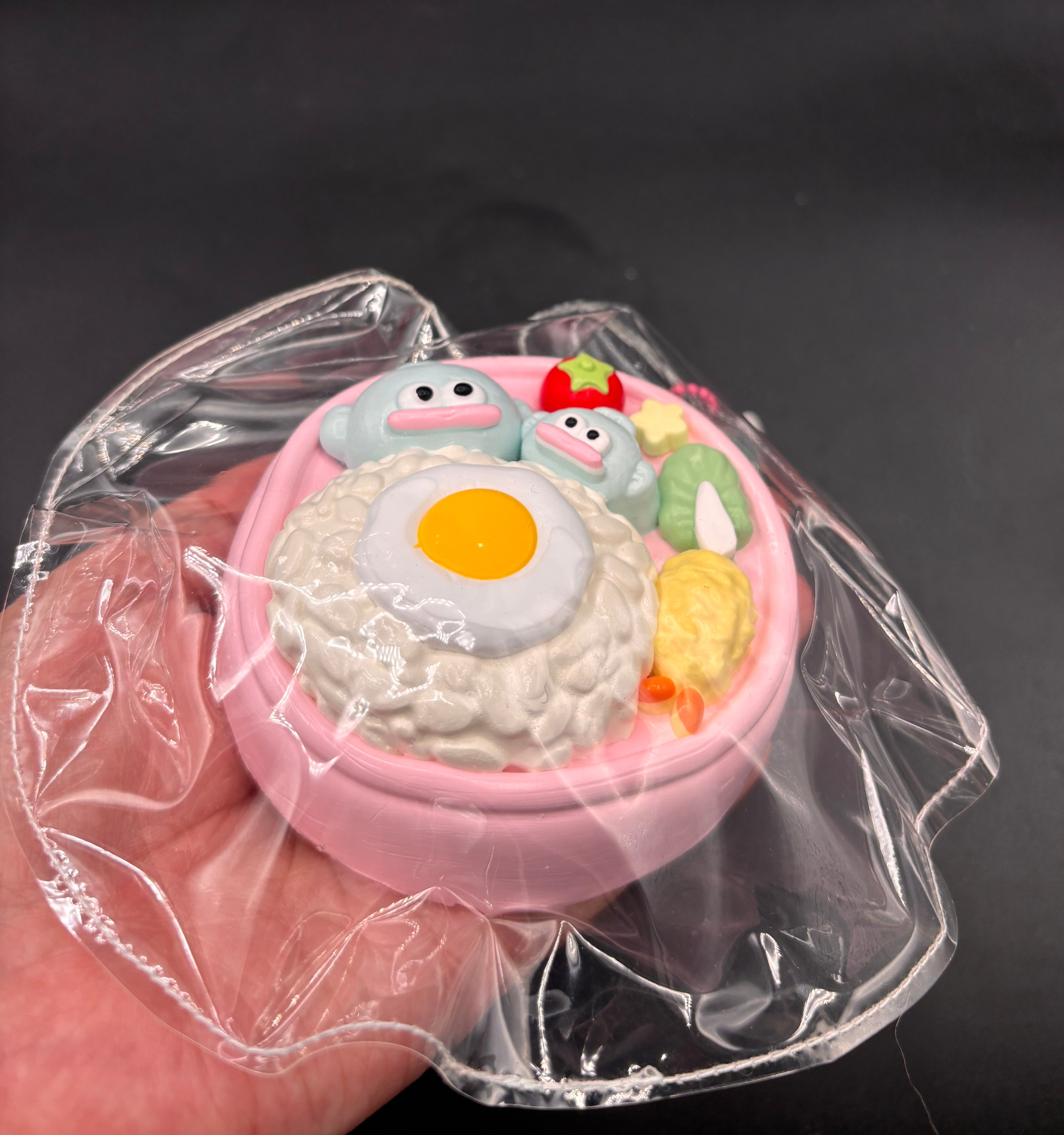 Cute detailed hangyodon bento box soft taba squishy