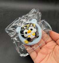 Small keychain penguin floaty taba