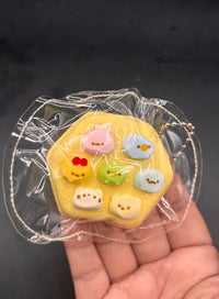 Cute small keychain sumikko Gurashi taba wack a mole