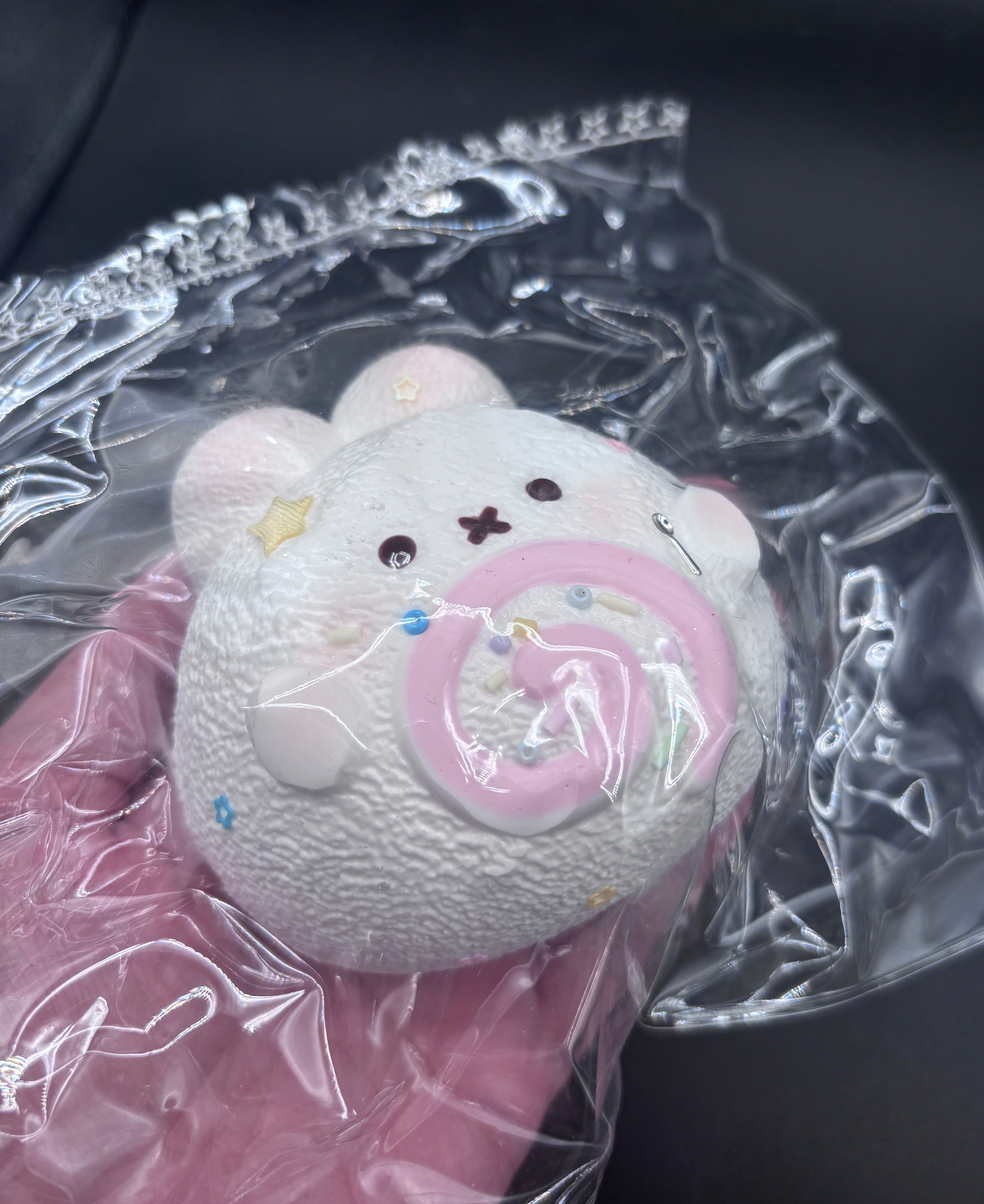 Large cute frozen butter Miffy bun  taba squishy