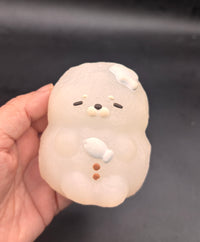 MATTE frozen butter slightly clear seal  taba squishy
