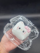 Frozen butter cube kitty cake taba squishy toy