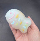 Matte frozen butter pastel taiyaki  taba squishy