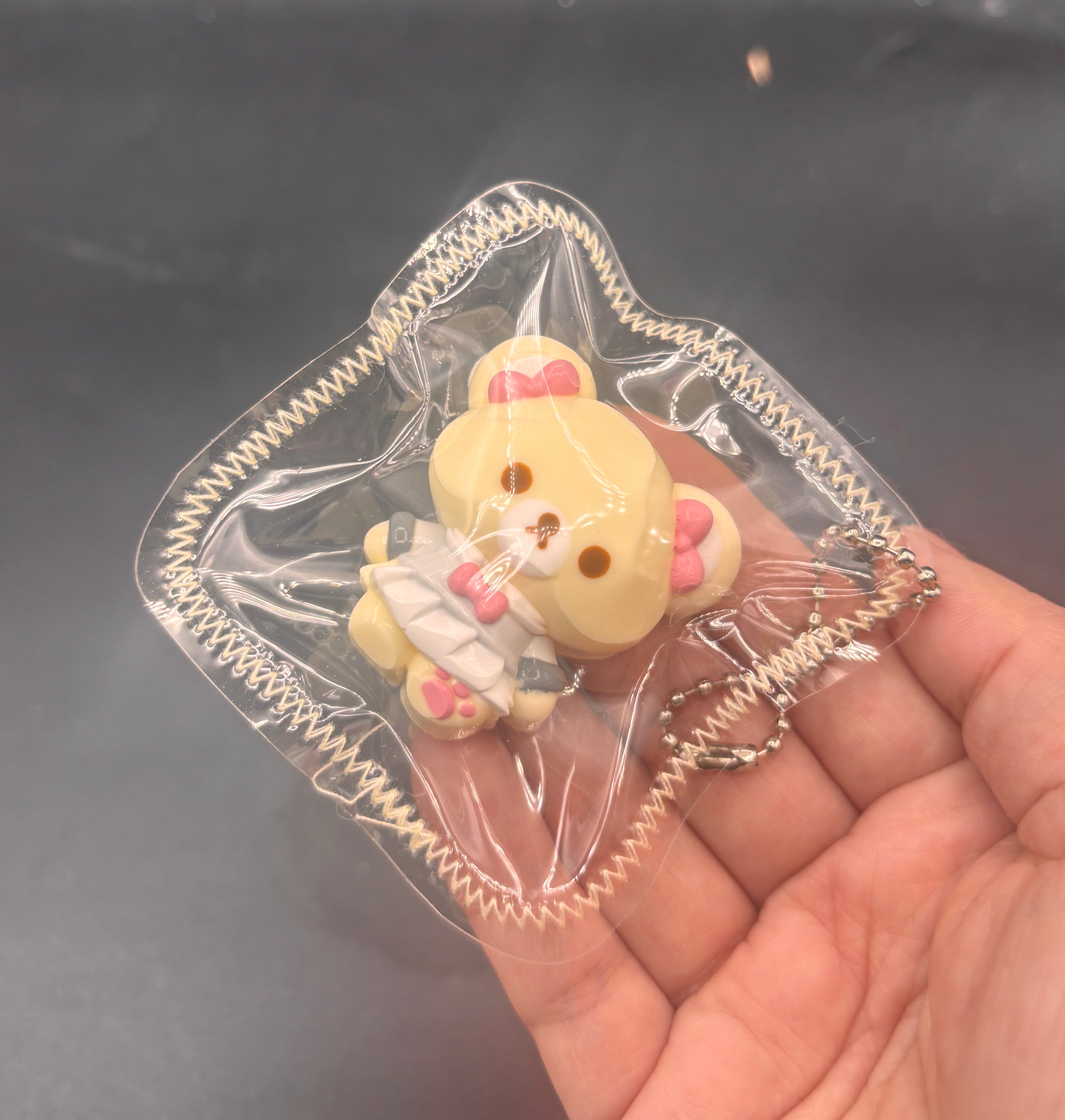 Cute mini Korilakkuma keychain taba squishy