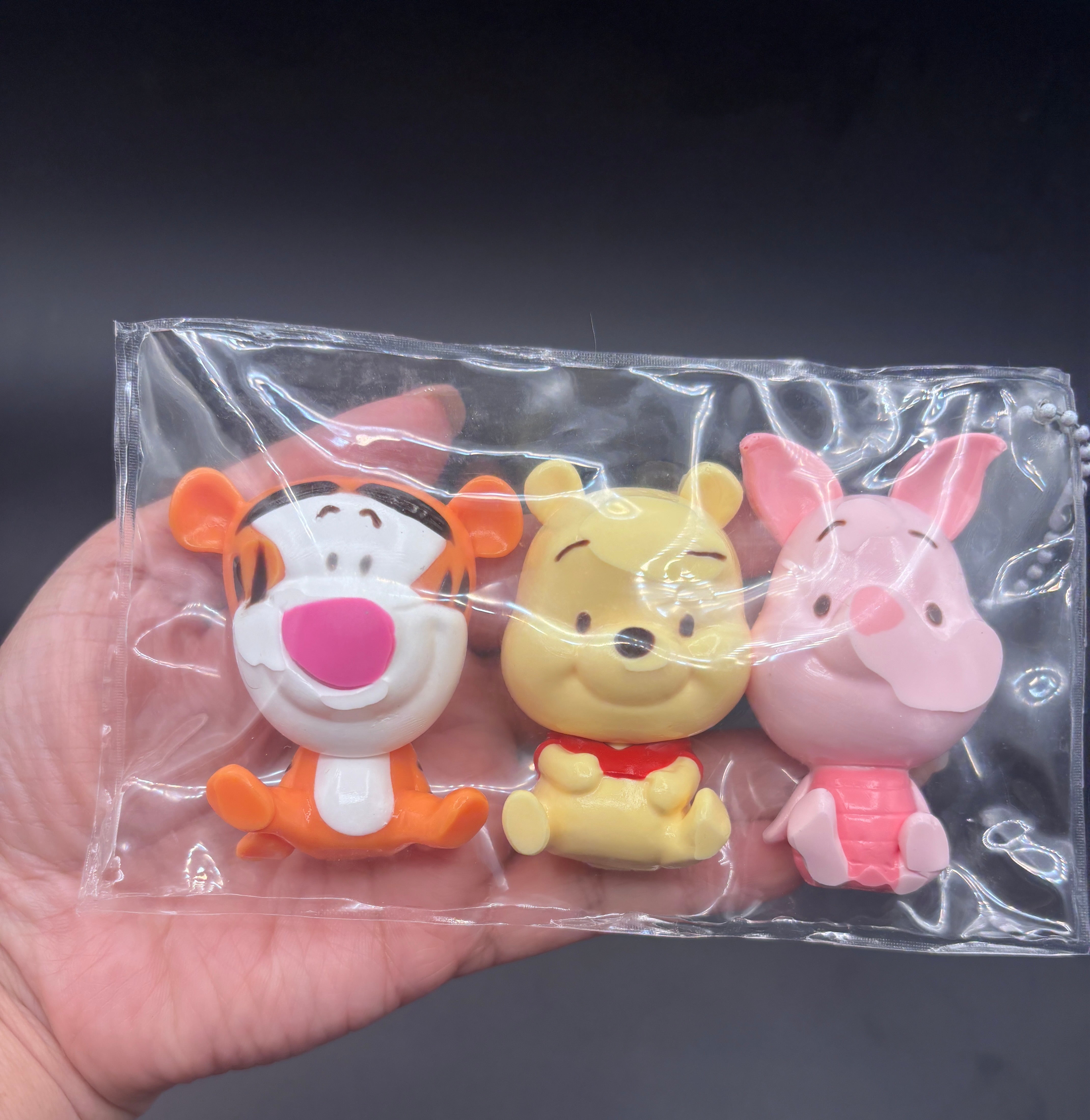 Honey bear and his friends pack of 3 soft detailed taba squishy