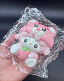 Large cute strawberry bear with piano soft   taba squishy