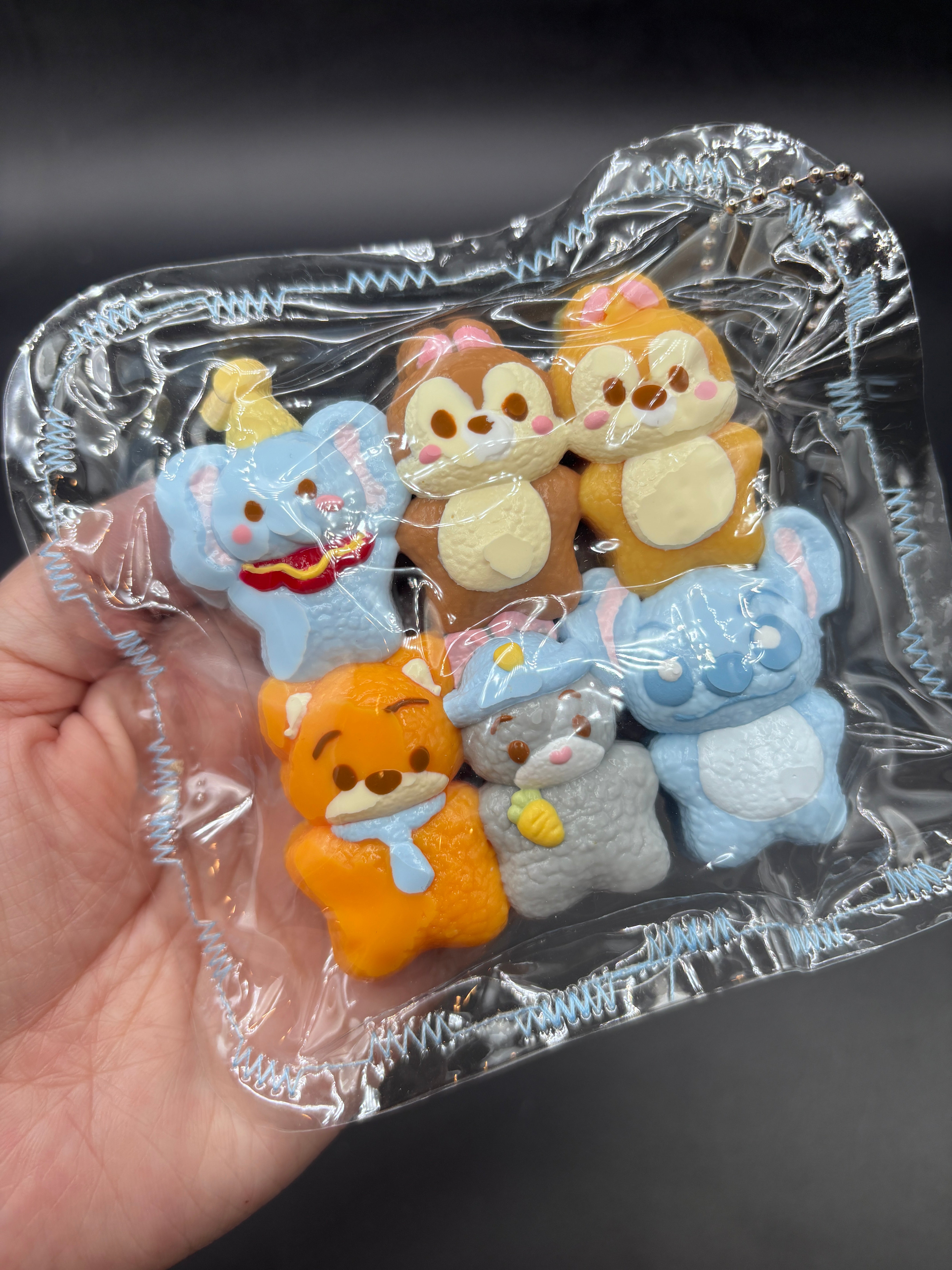 Pack of 6 super cute cartoon pack of mini animals taba