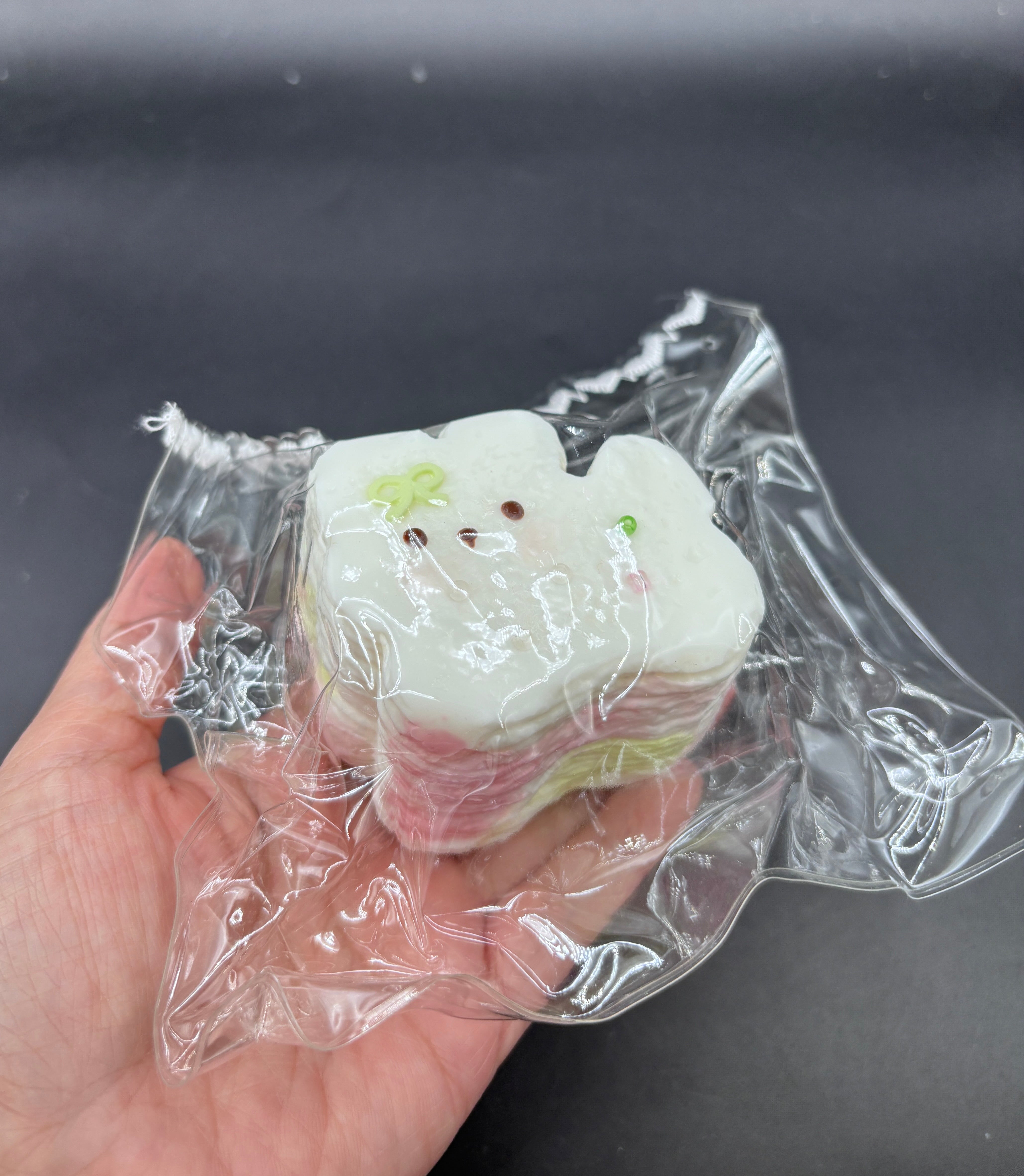 New frozen butter layered bunny cake  taba squishy