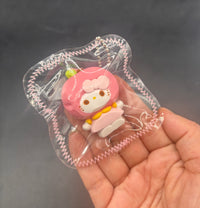 Mini Kitty berry keychain (choose)taba squishy