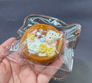 Small keychain- cereal bowl of Rilakkuma soft taba squishy
