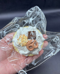 Cute realistic cake with whipped cream taba squishy