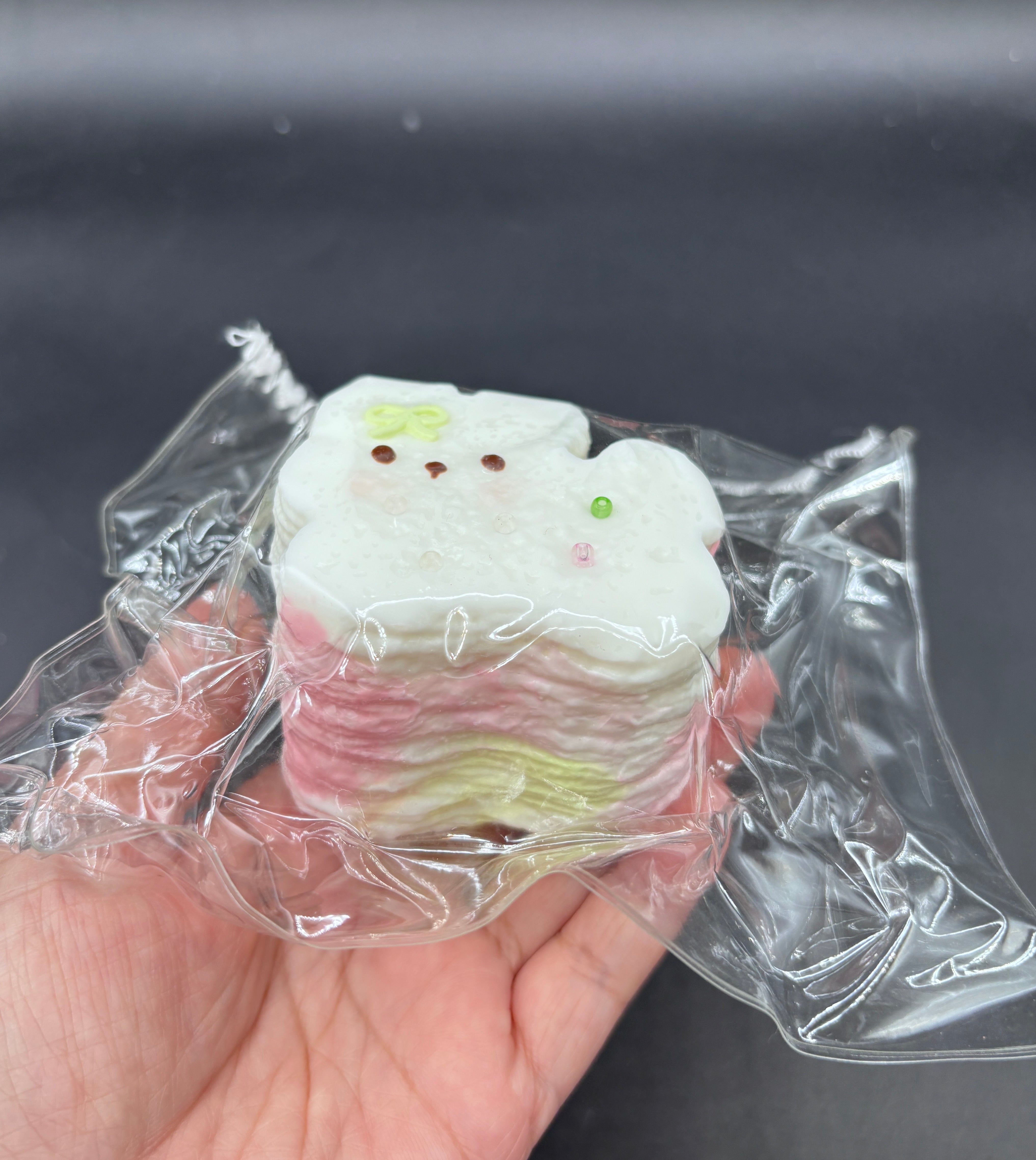 New frozen butter layered bunny cake  taba squishy
