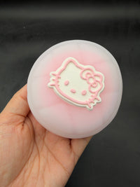 Frozen butter matte kitty moon cake large taba squishy