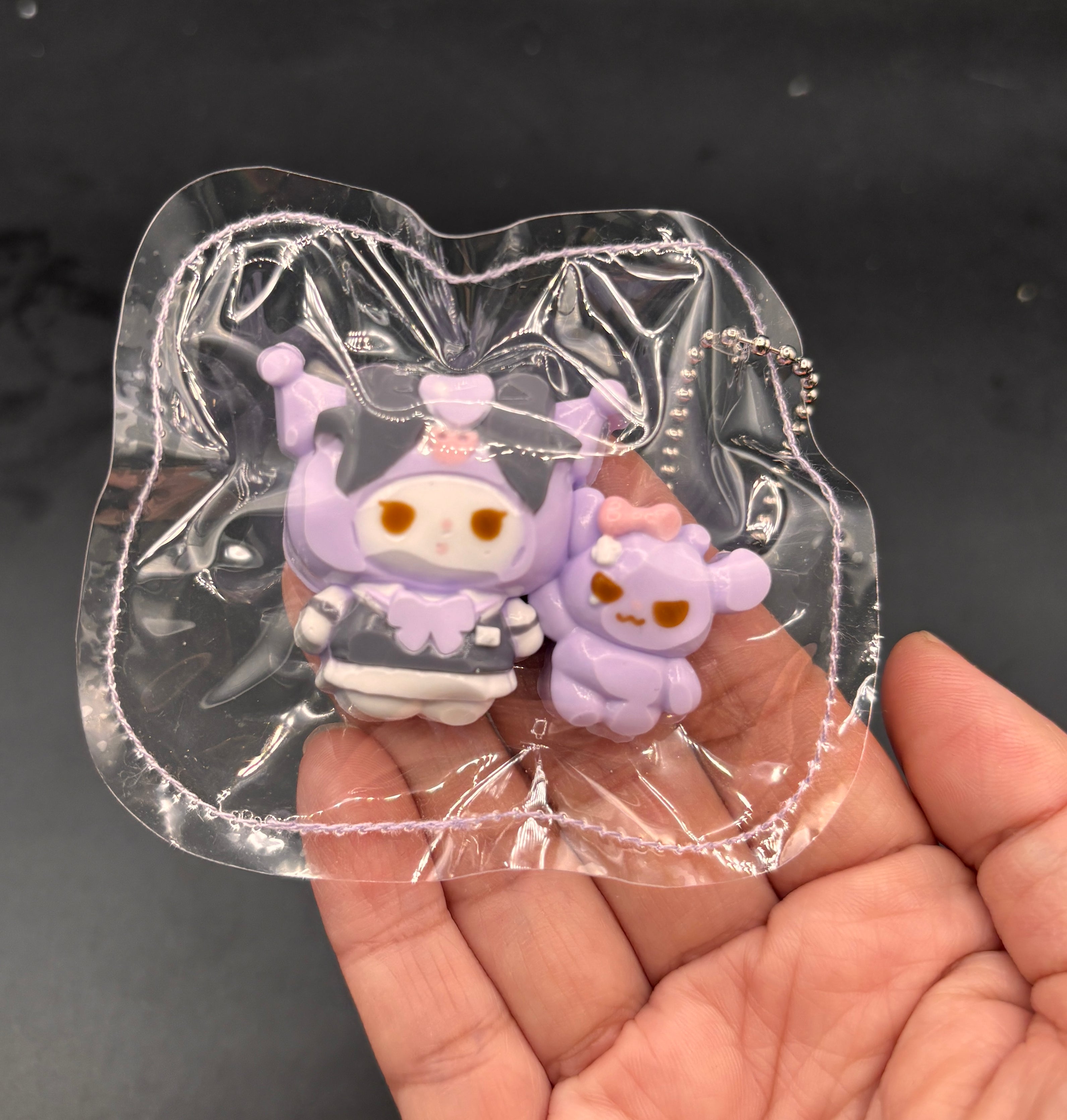 Mini keychain Kuromi taba squishy
