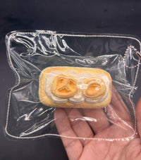 Cute small keychain food series- sponge cake biscuits