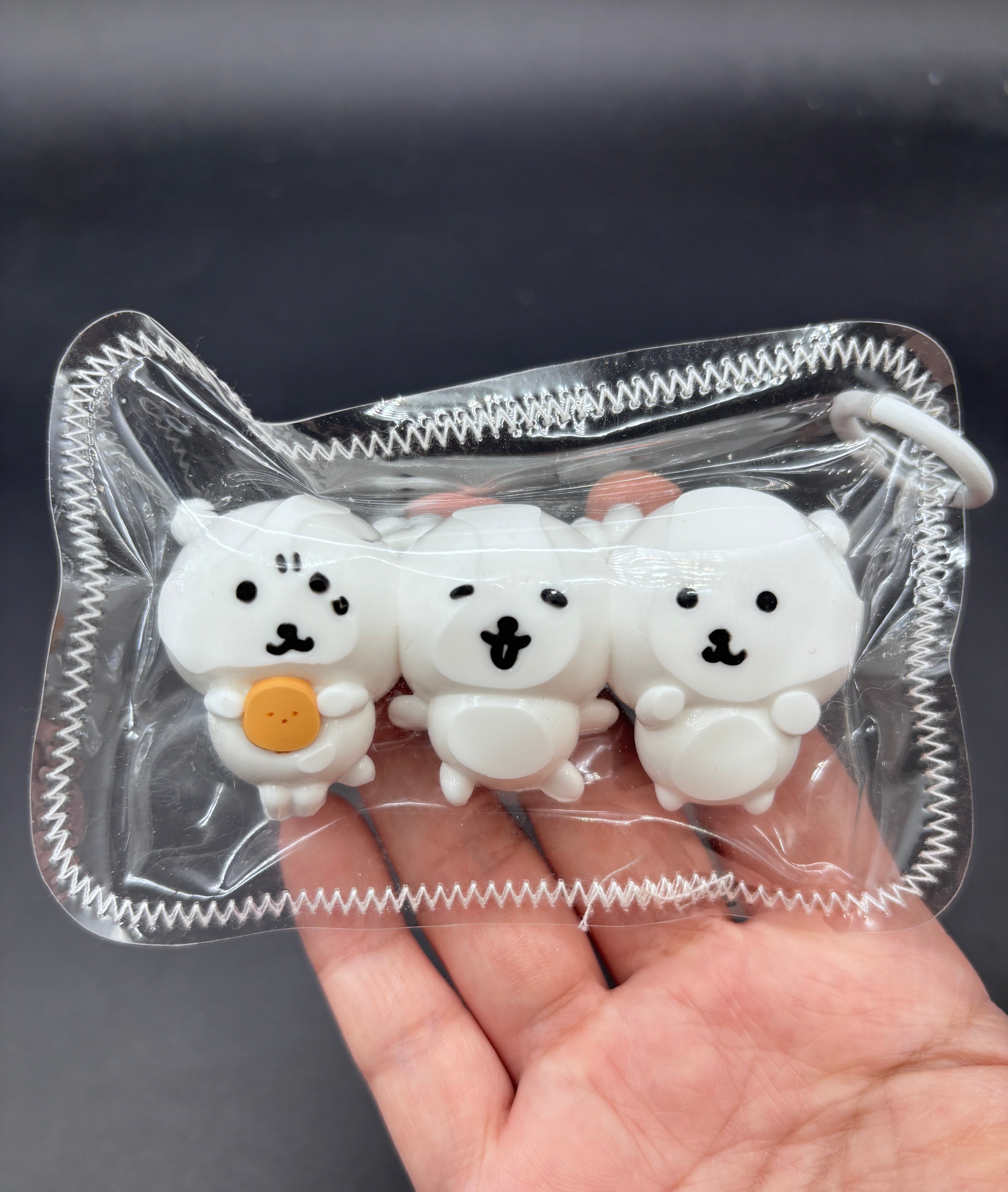 Pack of 3 cute Jokebear emojis mini  taba squishy