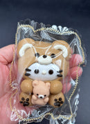 kitty bear with baby Rilakkuma Taba Squishy Toy