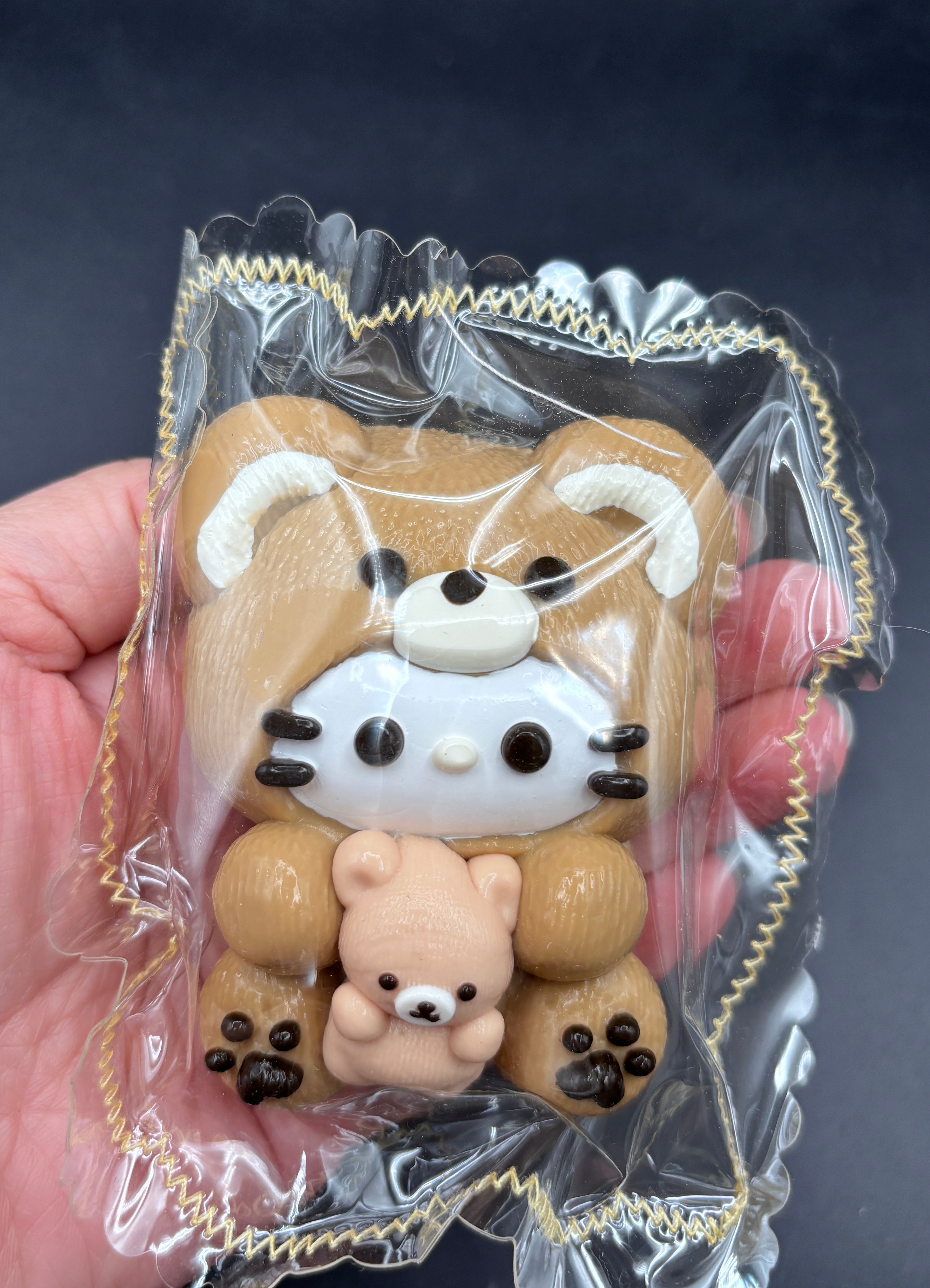 kitty bear with baby Rilakkuma Taba Squishy Toy