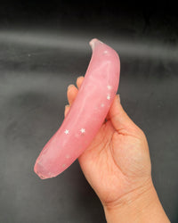 Large slush star banana stressball (moldable & soft)