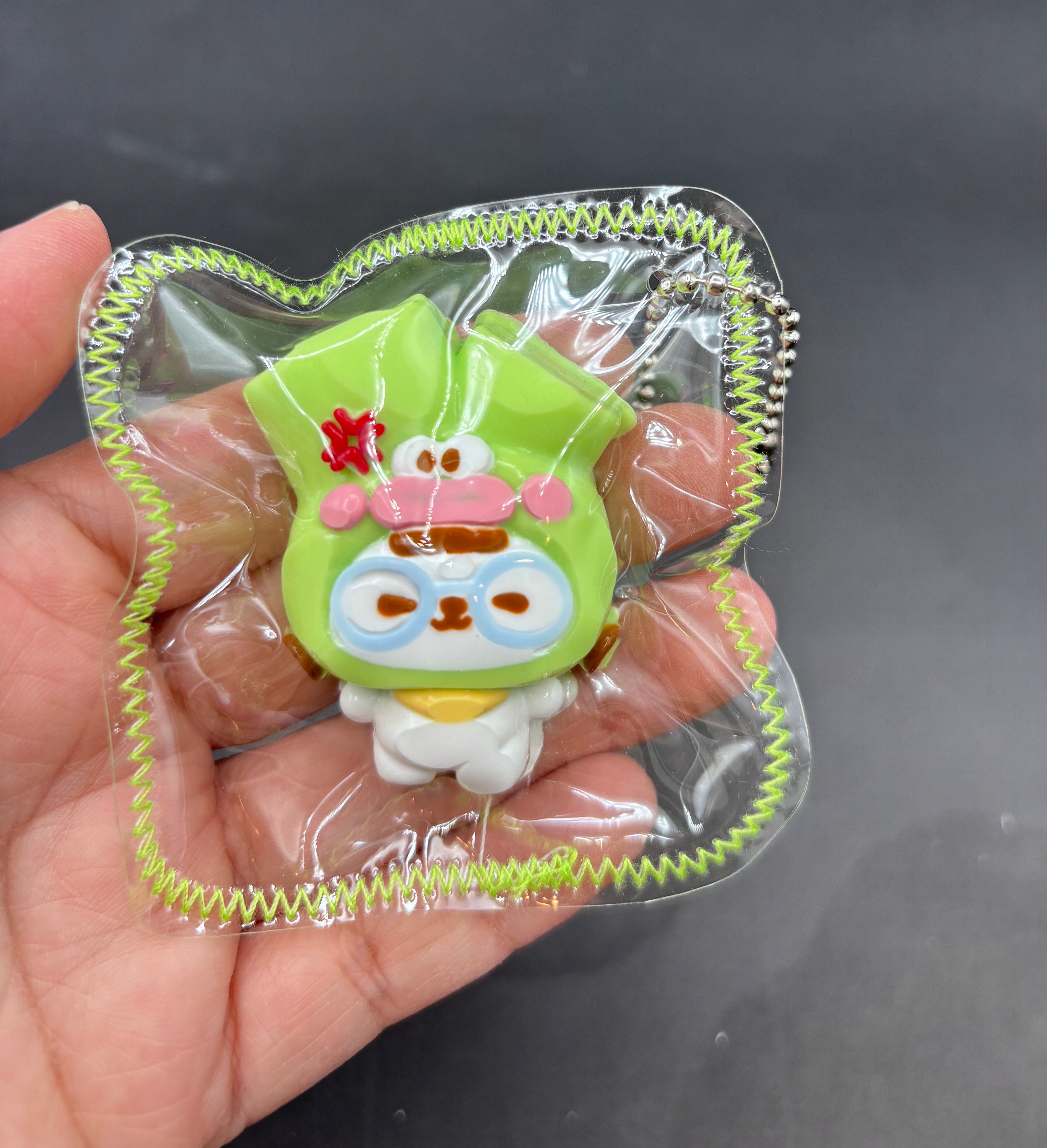 onion bunny cute mini taba keychain