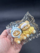 Kawaii teddy bear twins set detailed taba squishy