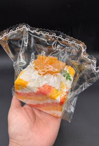 Super large jumbo frozen butter mango cake (flocked coconut shreds)