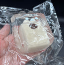 Bunny marshmellow Siamese embedded in a large clear bunny marshmellow soft  Taba Squishy Toy