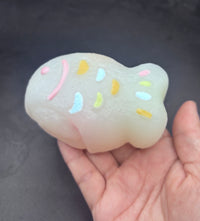 Matte frozen butter pastel taiyaki  taba squishy