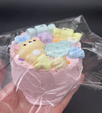 Pink Large korilakkuma cake Taba Squishy Toy