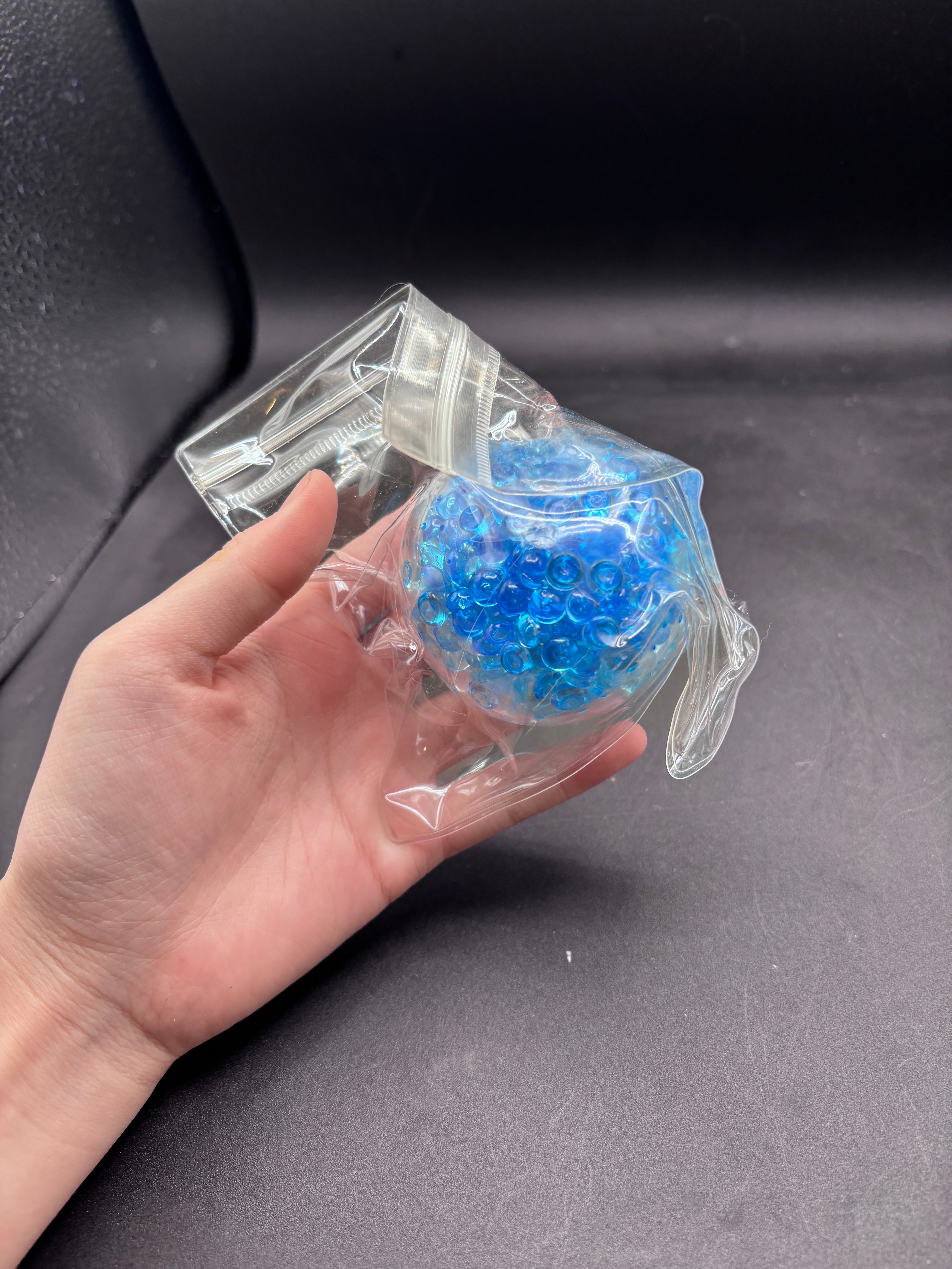 Crunchy fish bead ball blue ombre Stress Ball