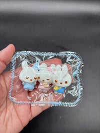 Pack of 3 mini Miffy family cute soft soft taba squishy