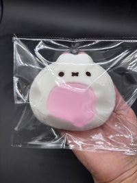 Super soft water x cream textured bunny bun taba