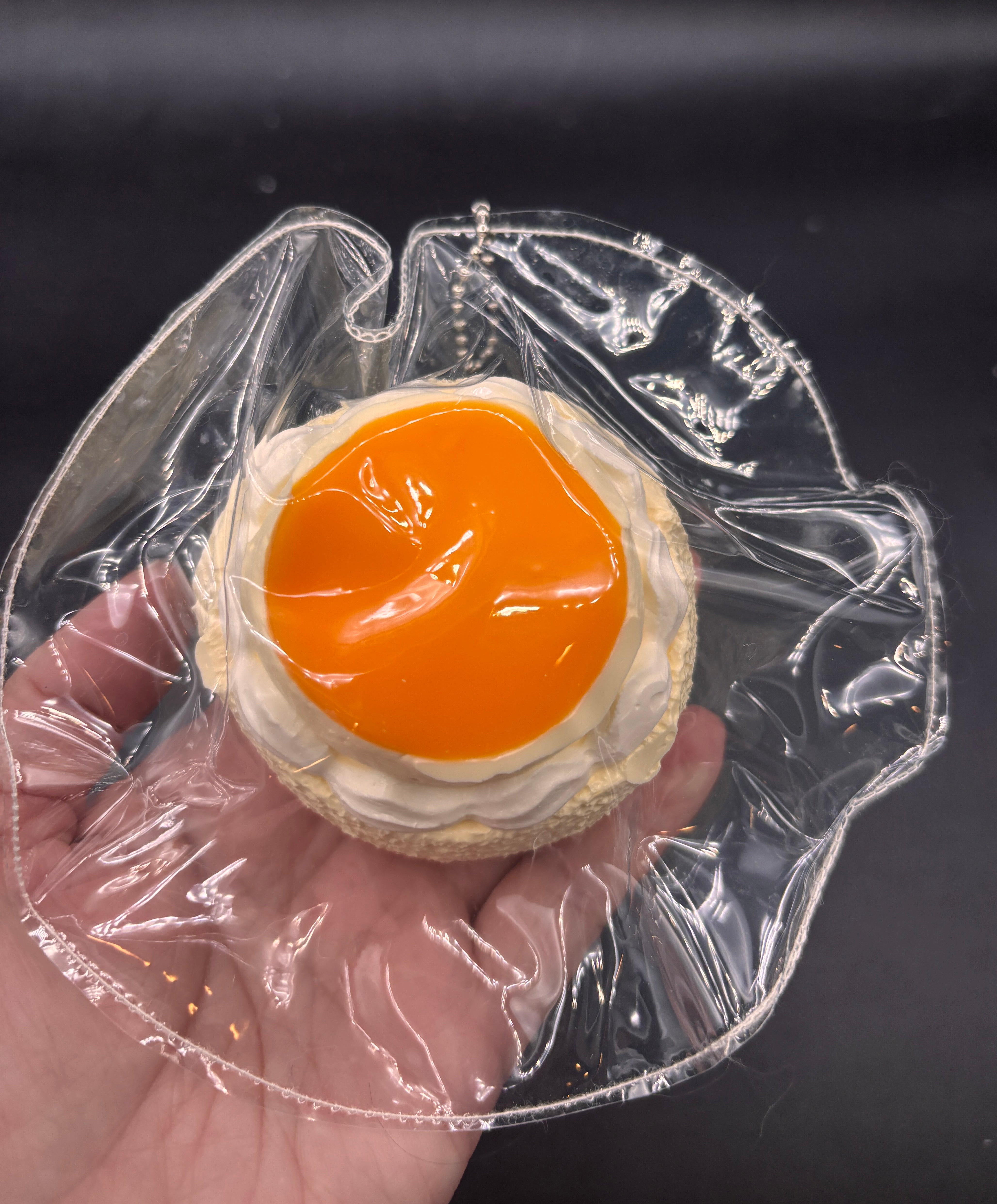 Cute pudding sponge cake soft thick