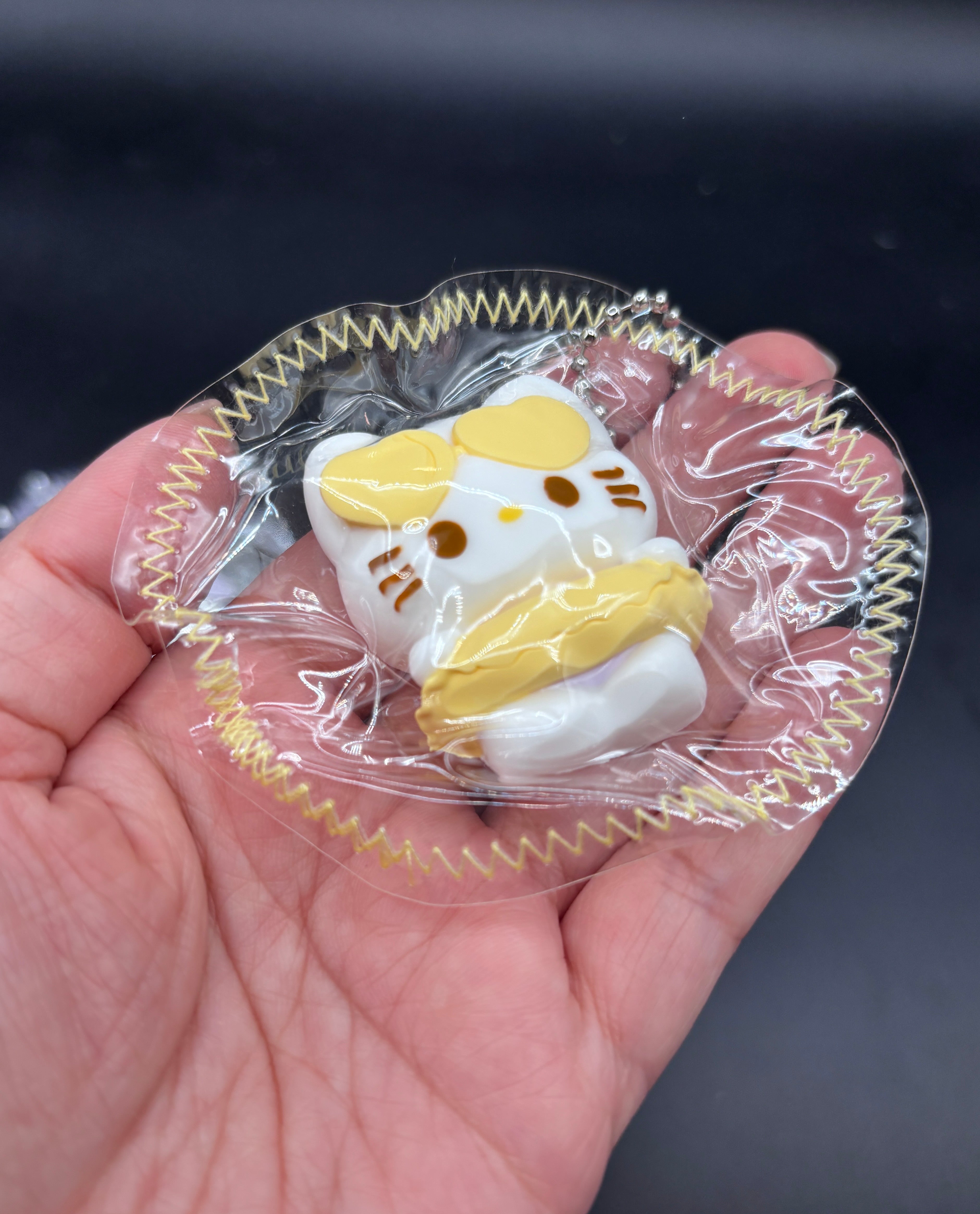 Swimsuit Kitty keychain in a taba squishy (1pc)