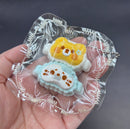 Bear and seal eye mask mini Taba keychain