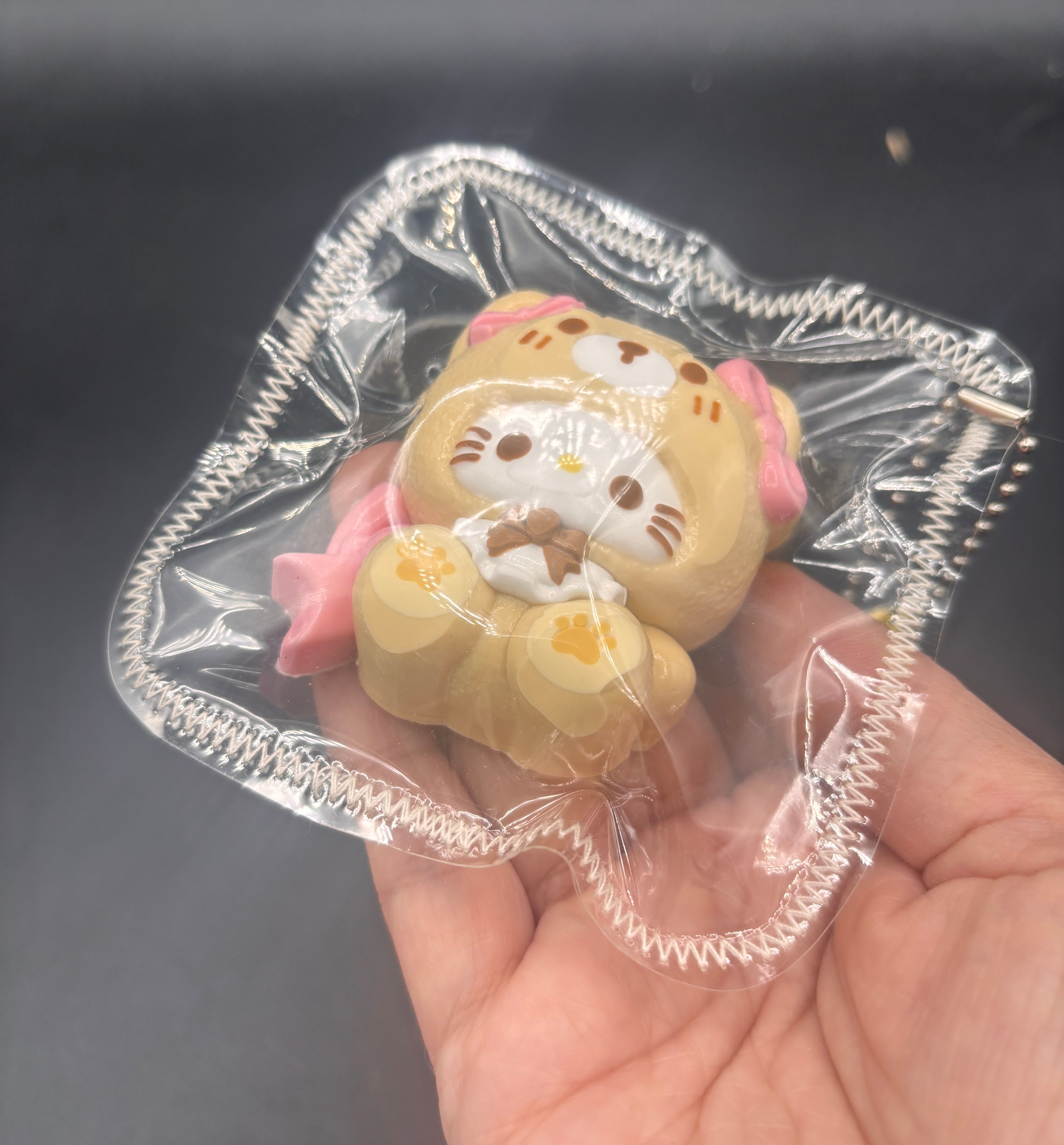 Small teddy bear kitty taba squishy aesthetic