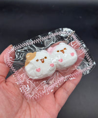 Pack of 2 melody and piano keychain soft taba squishy (random color choice)