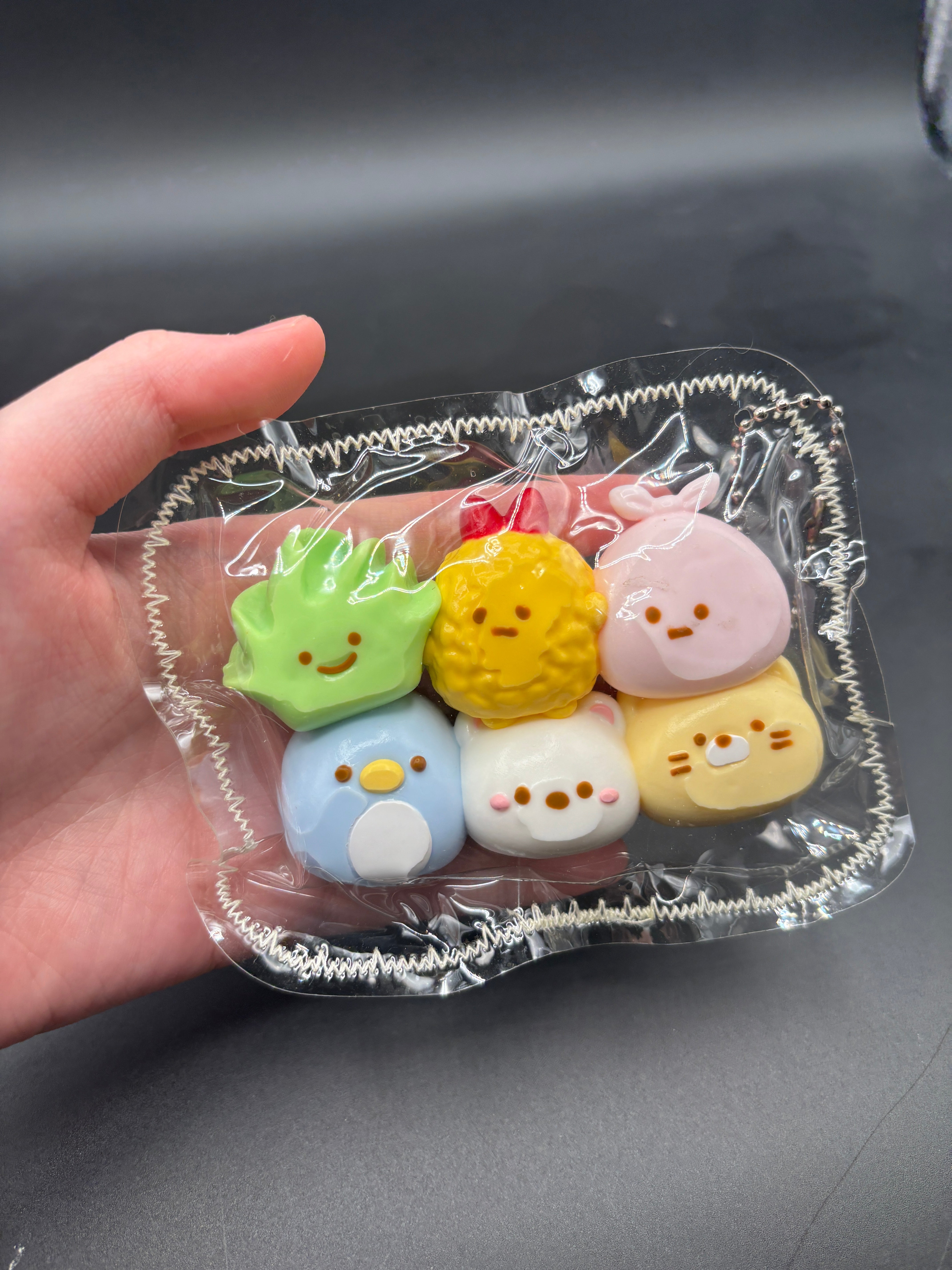 Pack of 6 mini Sumikko Gurashi family taba squishy cute Taba Squishy Toy