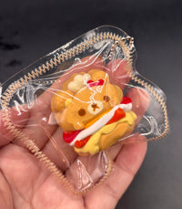 mini Rilakkuma burger keychain taba