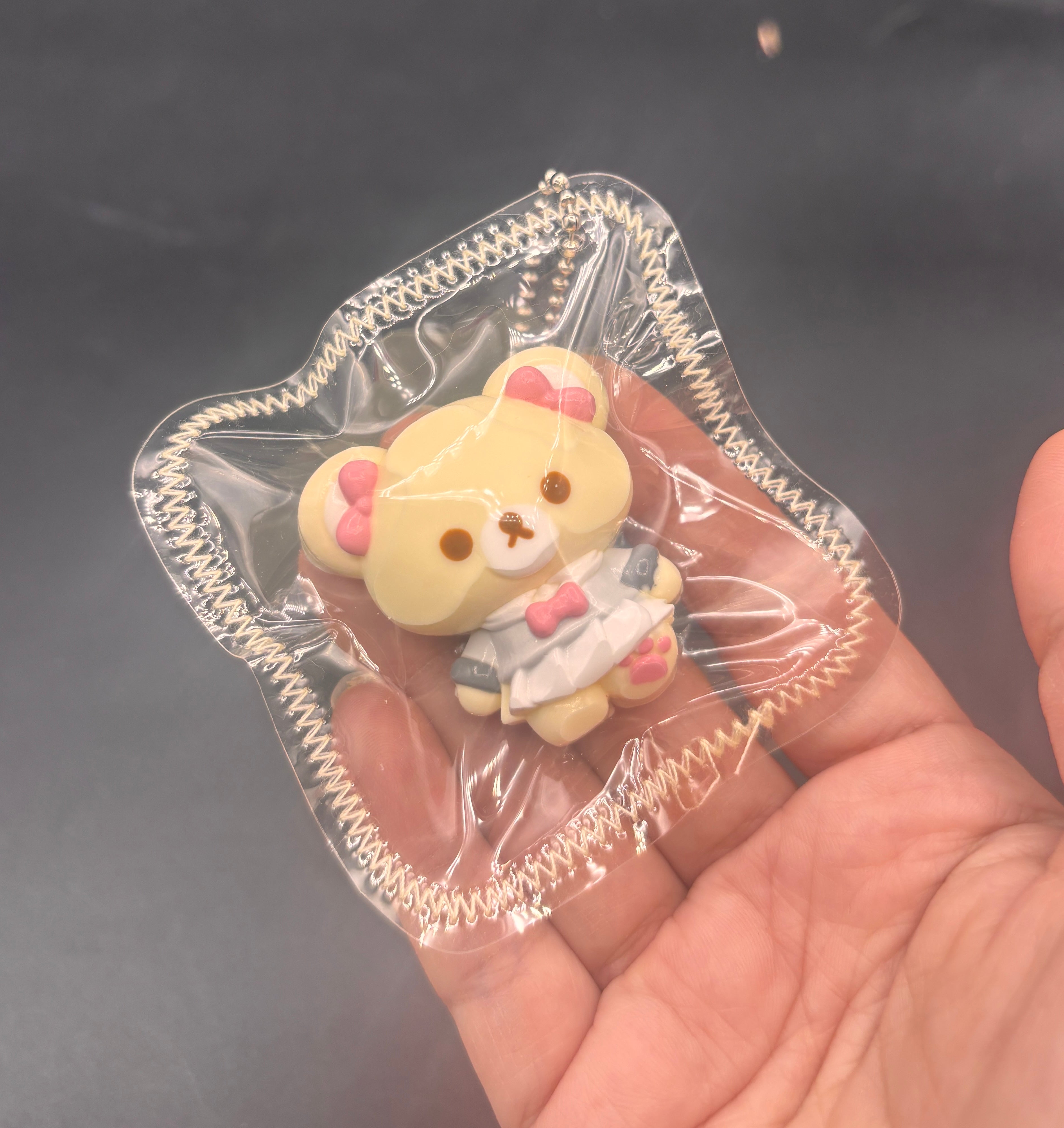 Cute mini Korilakkuma keychain taba squishy