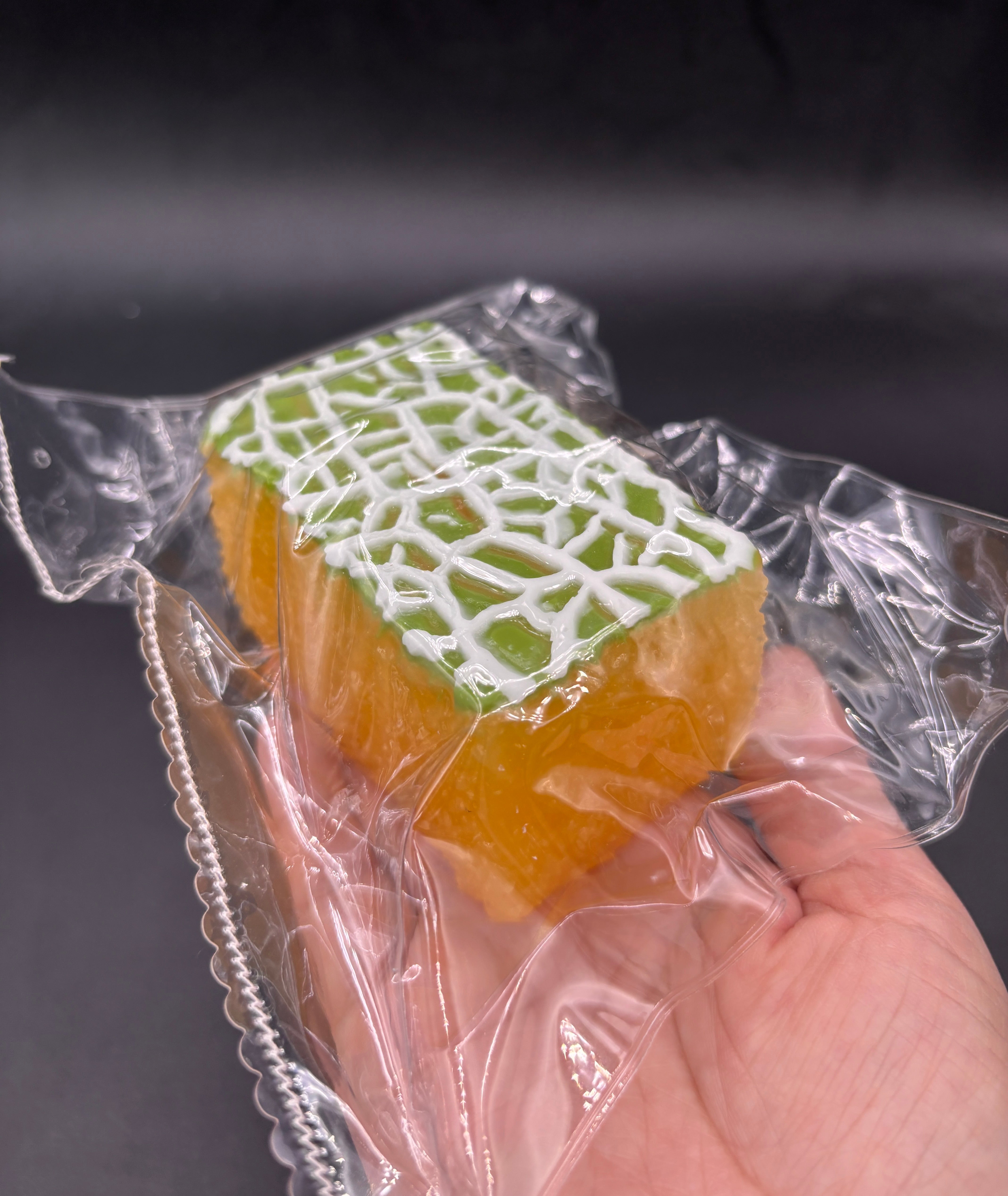 Frozen butter  Large honeydew sponge cake glazed  taba squishy
