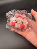 Cute small Kirby rice ball soft taba squishy