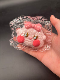 Cute small Kirby rice ball soft taba squishy