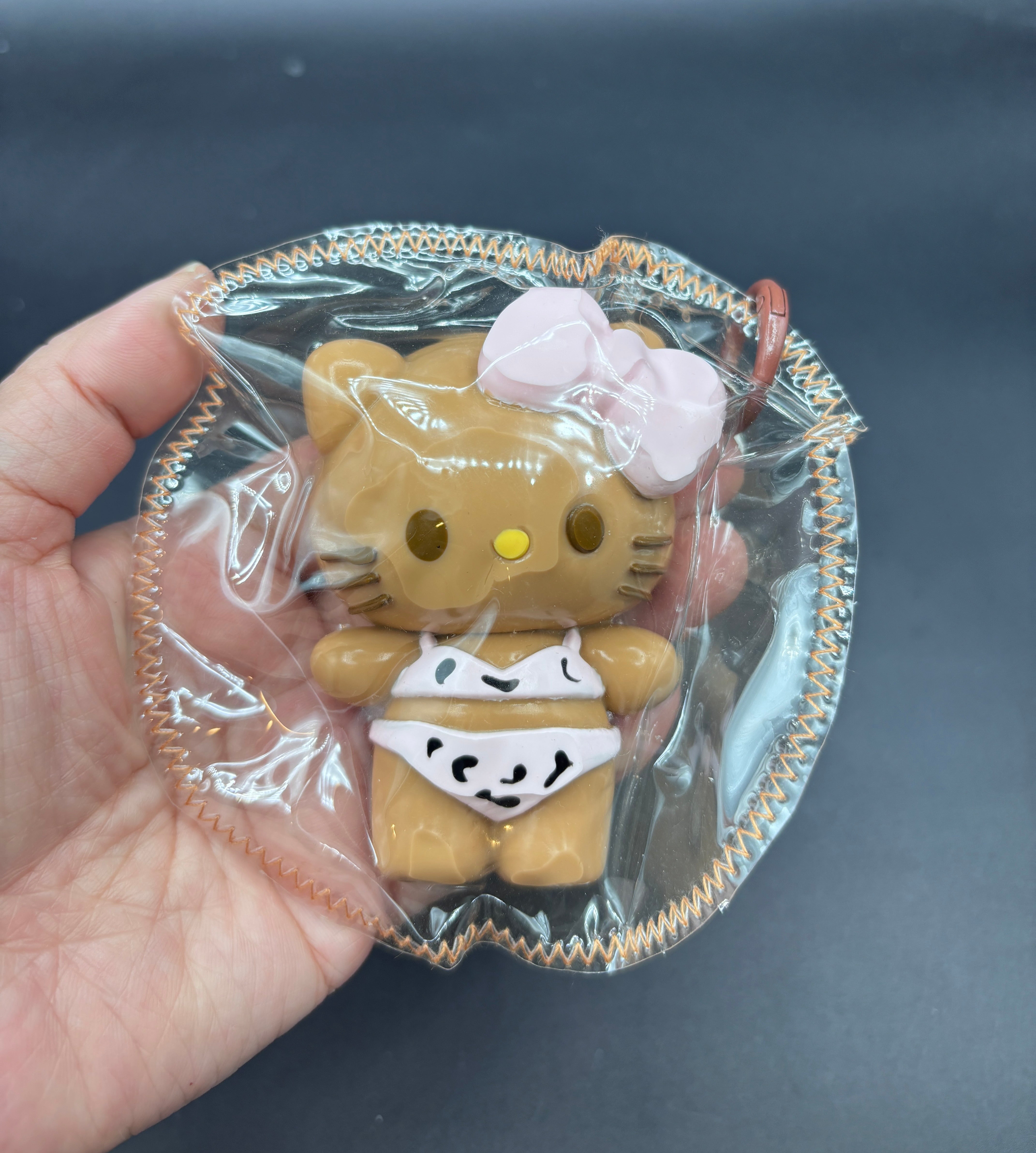 Tanned kitty in the beach  taba squishy