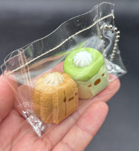 Cute mini keychain pudding tabas